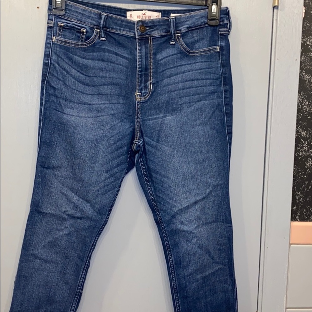 Dark blue jeans